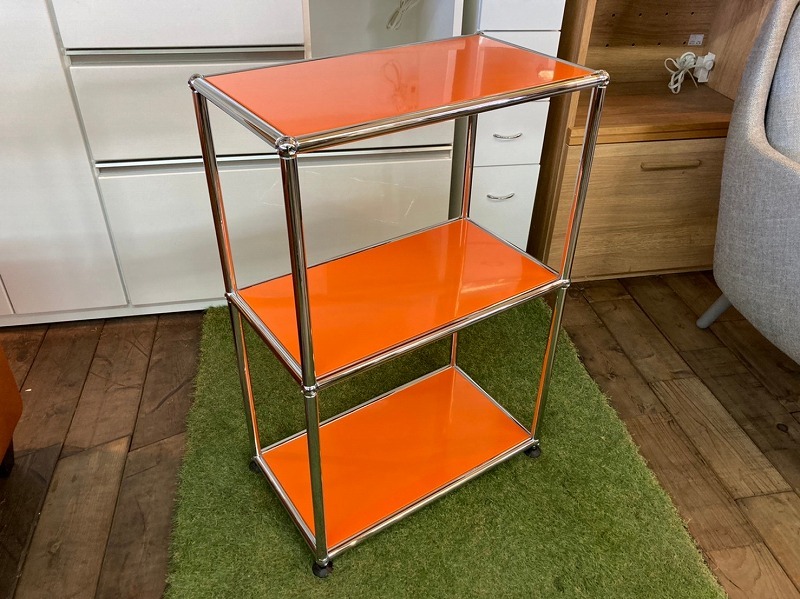 USM Haller System シェルフ オレンジ USMハラー 飾り棚 キャビネット