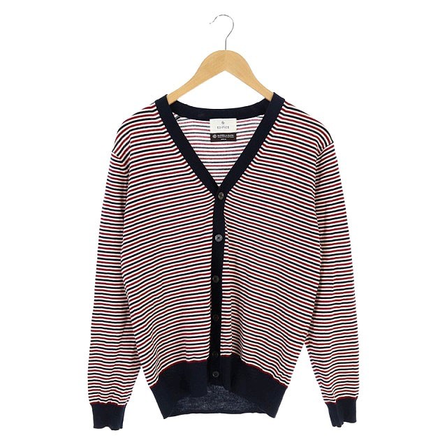 エディフィス Edifice ニットカーディガン ボーダー 長袖 46 赤 紺 白 Kn メンズ トップス 売買されたオークション情報 Yahooの商品情報をアーカイブ公開 オークファン Aucfan Com