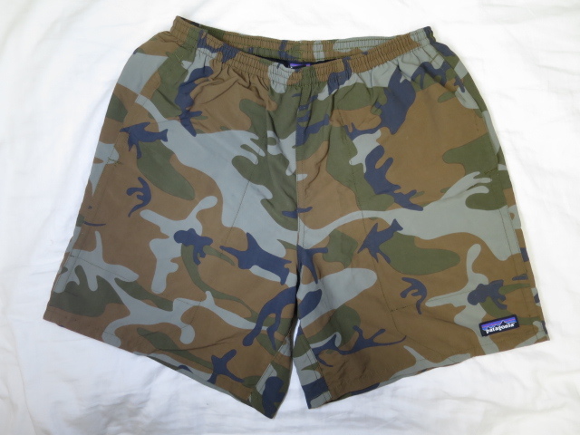 patagonia パタゴニア バギーズショーツ 5インチ S カモフラ 迷彩 シミ