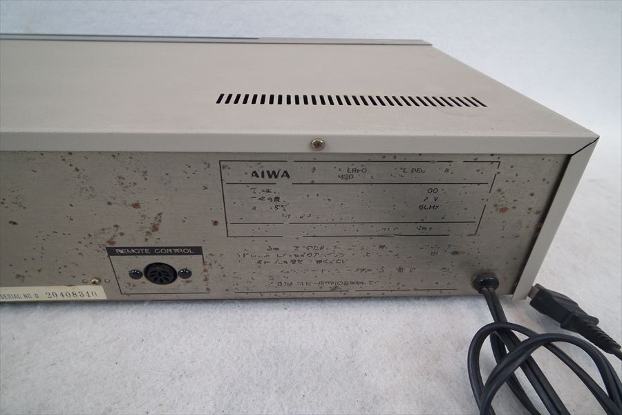 安い，人気 ☆ AIWA アイワ FF8 カセットデッキ 中古 現状品 210407P2223