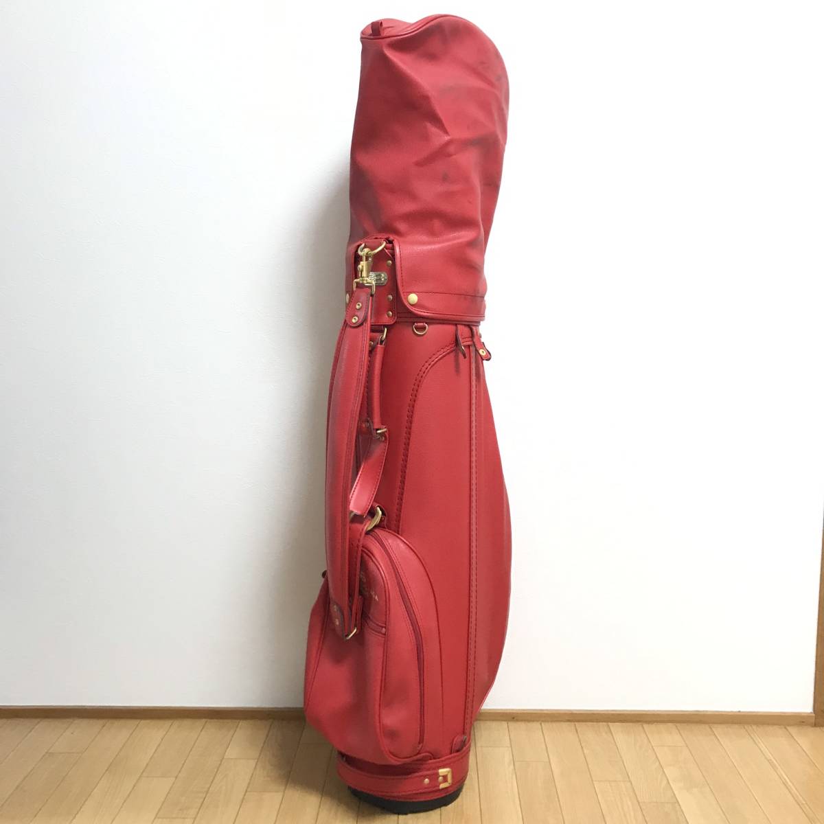 バレンシアガ BALENCIAGA ゴルフバッグ キャディバッグ 赤 レディース