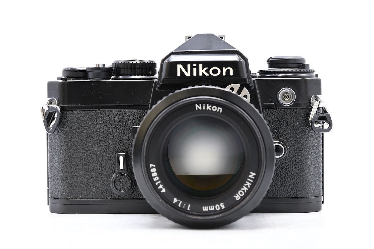 ☆完動品☆ Nikon FE ブラック Ai Nikkor 50mm F1.4 ◇ Nikon ニコン FE ブラック + AI NIKKOR 50mm F1.4 フィルムカメラ