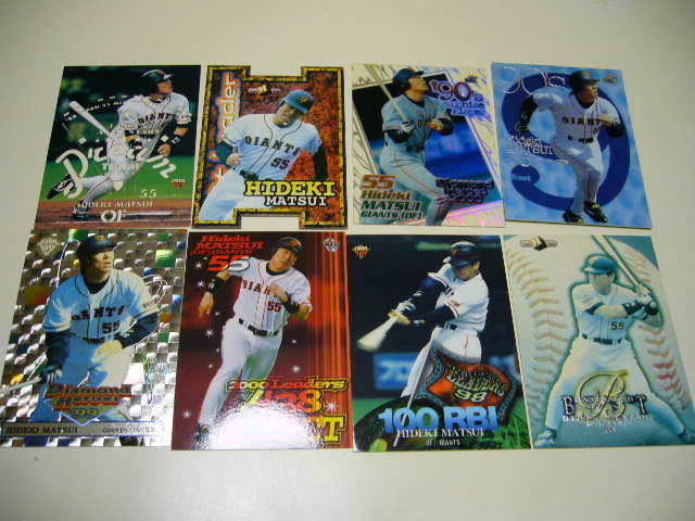 ★松井秀喜色々カード８枚_1