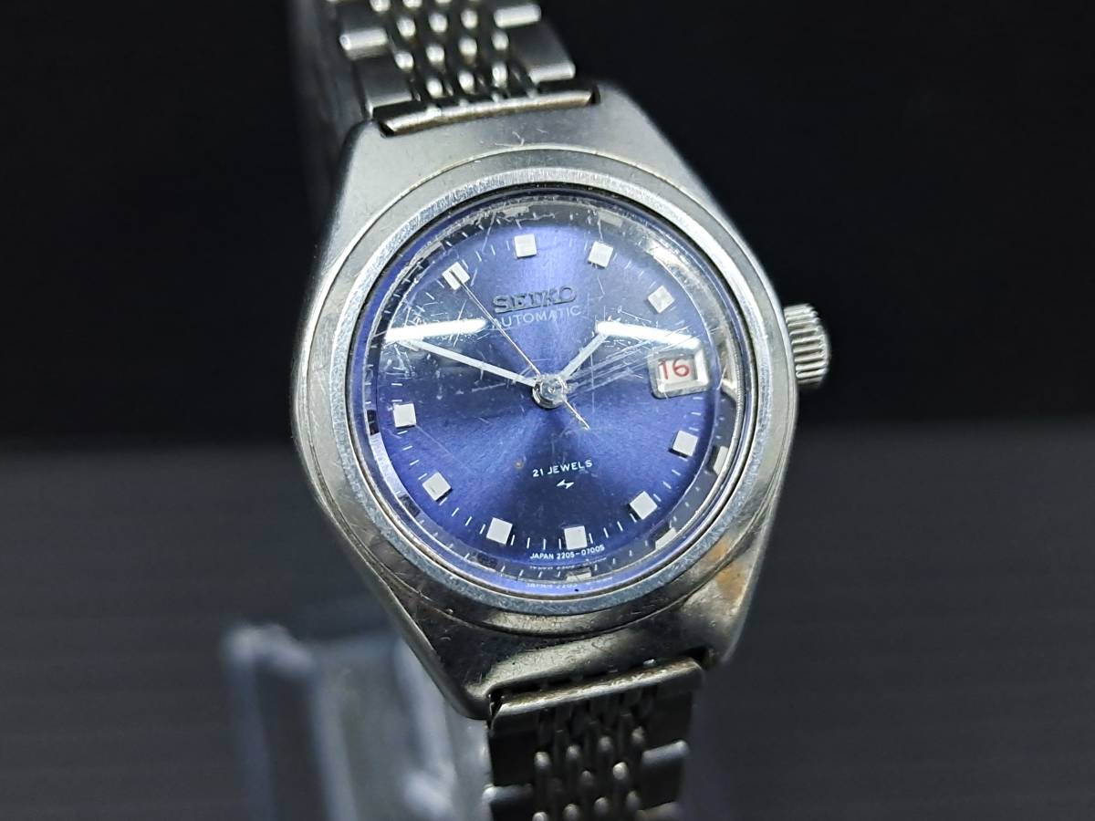 ☆動作OK・希少☆SEIKO AUTOMATIC 21石 アナログ 腕時計 / セイコー 