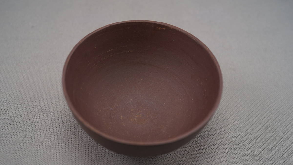 0423-10 唐物 朱泥 急須 茶碗 五客 在銘 煎茶道具 中国古美術 古玩