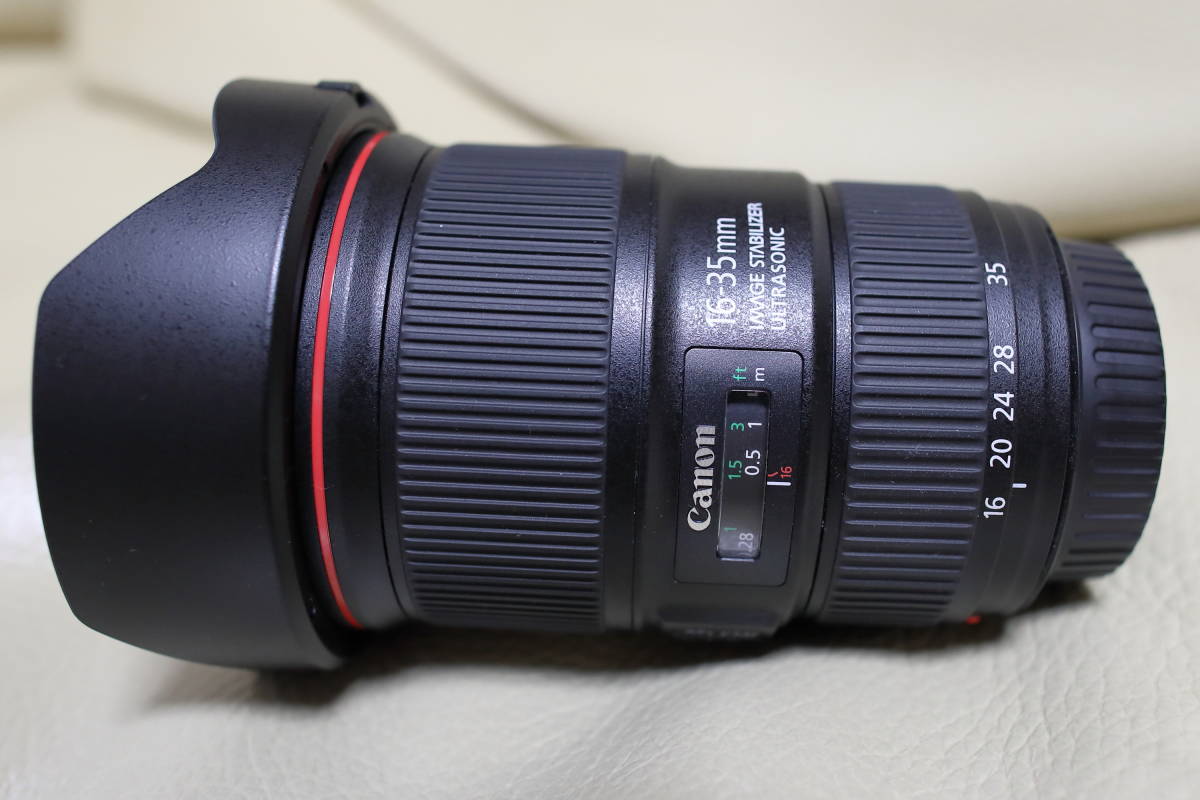 Canon キャノン EF16-35mm F4L IS USM 新品同様　元箱・全付属品