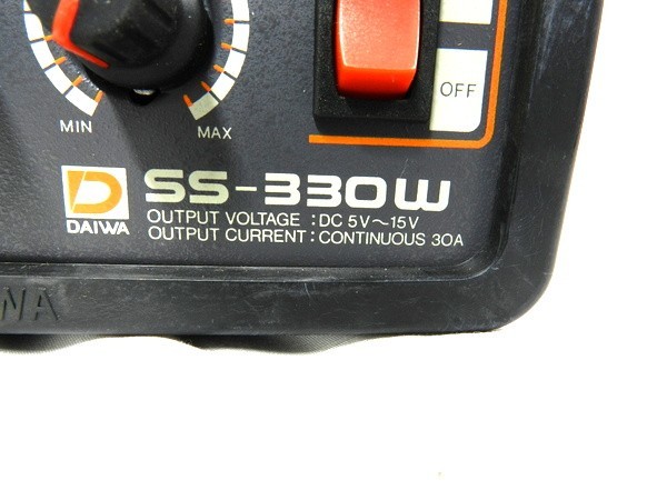 1000円スタート アマチュア無線アクセサリ DAIWA SS-330W 安定化電源