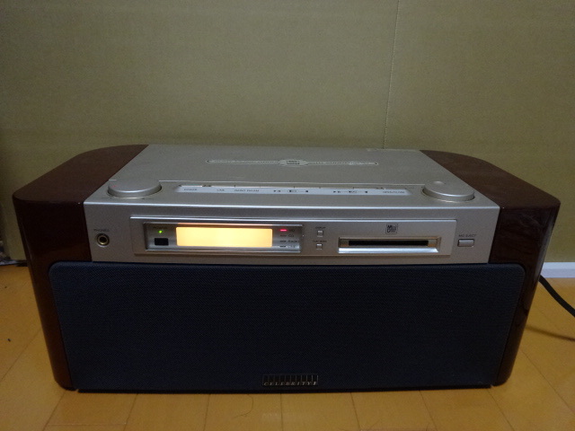 ウッド調ソニーMD-7000 セレブリティII 30周年記念 CD MD コンポ BOXED