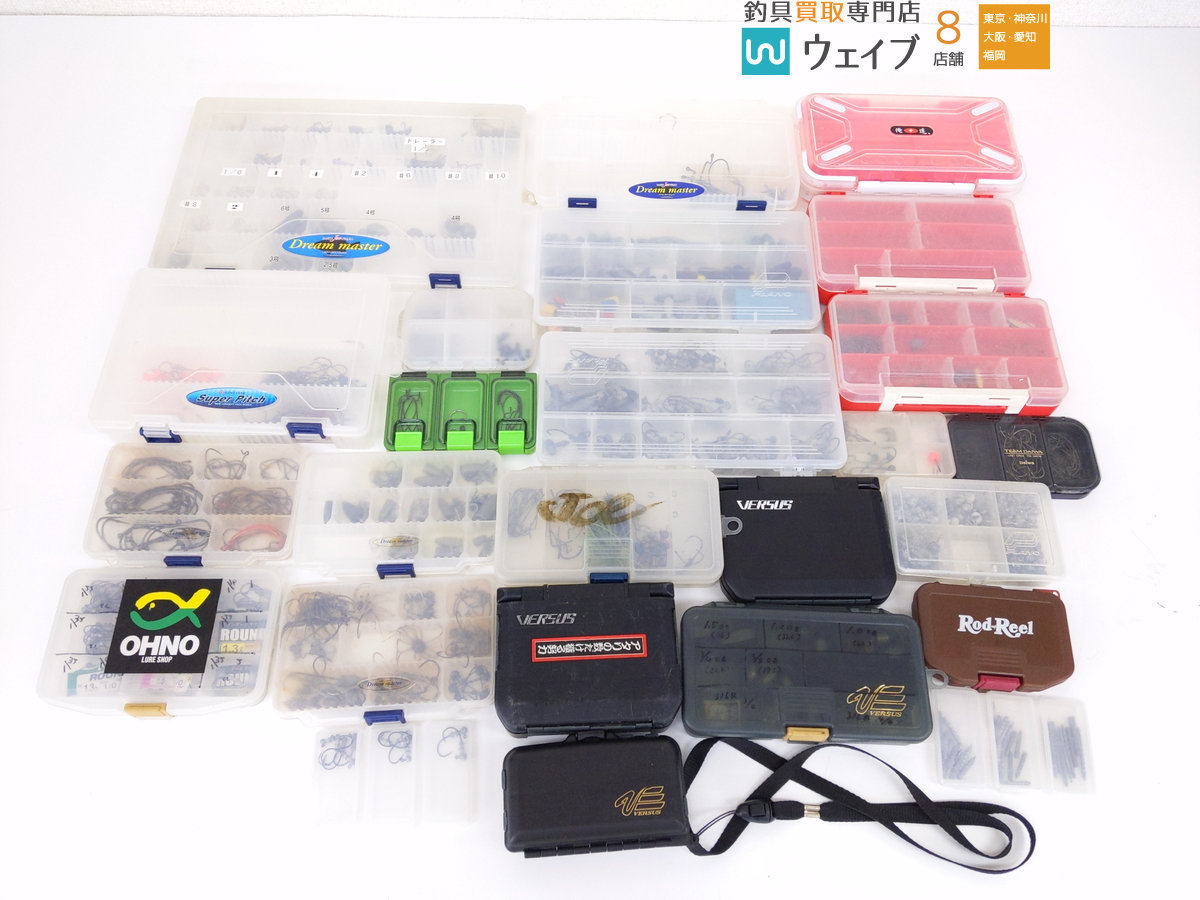 限定セール，豊富な ケース付き バーサス プラノ ケース入り フックシンカー おもり 釣り針 など 各種 25ケース(その他)｜売買されたオークション情報、yahooの商品情報をアーカイブ公開 - オークファン その他