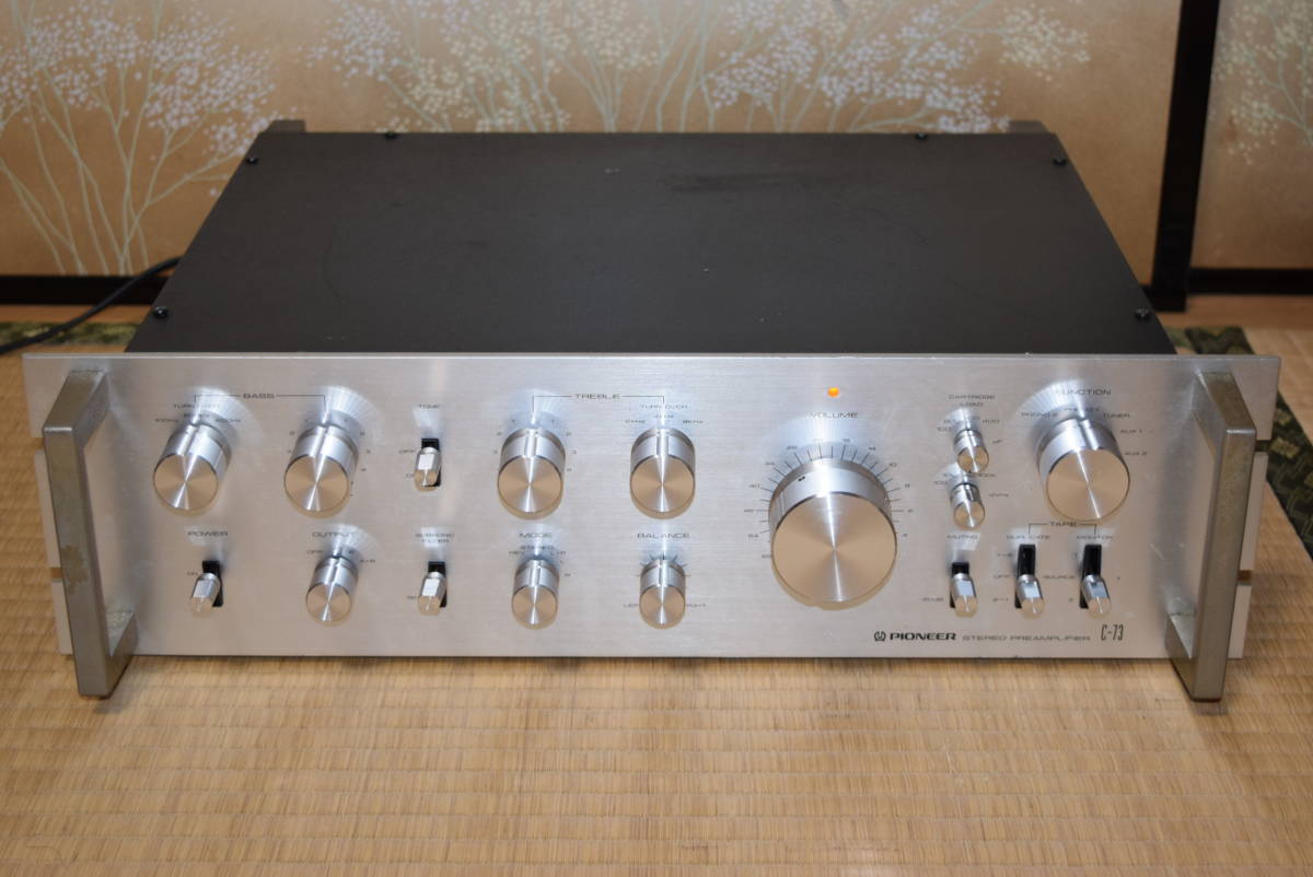 パイオニア PIONEER プリアンプ ステレオプリアンプ C-73 ステレオ C73