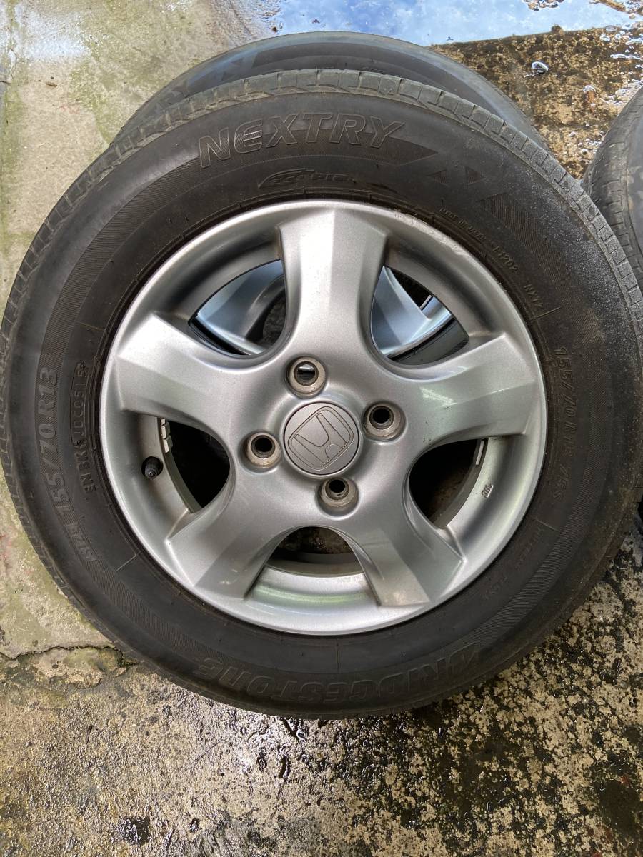 ホンダ純正アルミホイルとブリジストン製タイヤセットです。 ホンダ - BRIDGESTONE 純正アルミホイールセット 16インチ ホンダ（タイヤ・ホイールセット）のフリマアイテム一覧