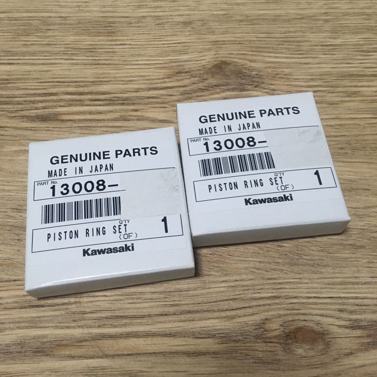 Kawasaki Z250FT ピストンリングSTD 1台分 流用品