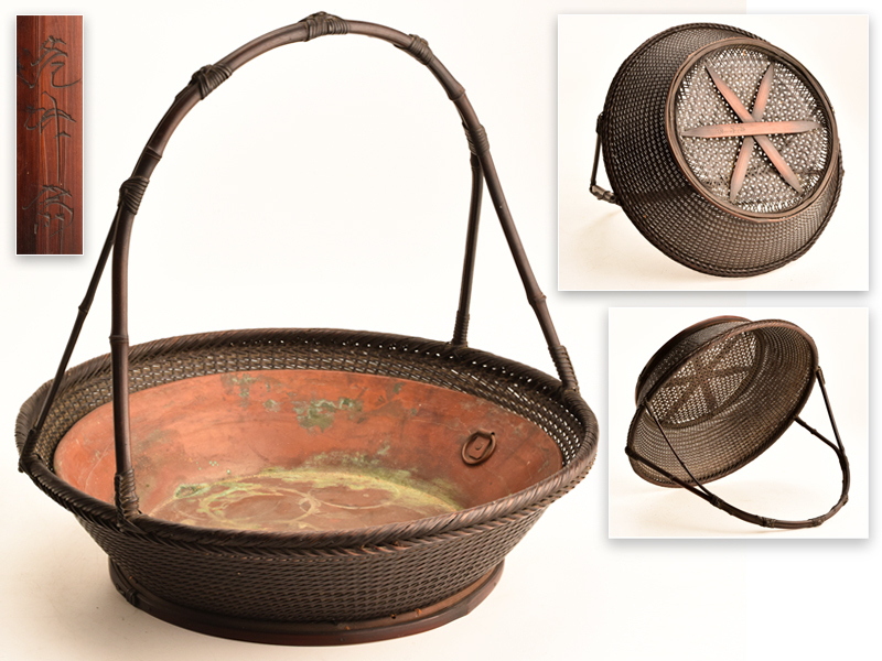 人気定番，人気 古美術品 光竹斎造 竹編手付花籠 竹籠 共箱 JX387(木工、竹工芸)｜売買されたオークション情報、yahooの商品情報をアーカイブ公開 - オークファン 木工、竹工芸