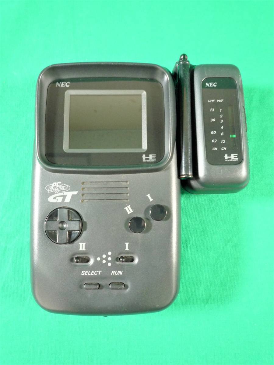 Q217★ジャンク品★PCエンジン★PCEngine GT 本体 PI-TG6 + TVチューナー PI-AD11 セット★NEC★動作不良 中古品