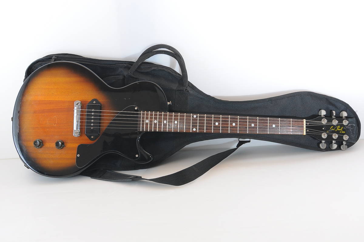 サロ18 メーカー不明 レスポールジュニア Les Paul Jr Junior エレキギター ソフトケース付き エピフォン 本体 売買されたオークション情報 Yahooの商品情報をアーカイブ公開 オークファン Aucfan Com