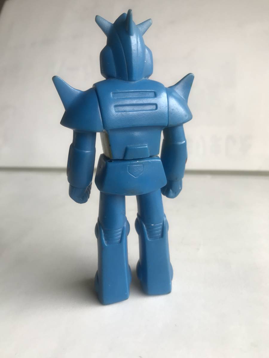 □昭和レトロ ギンガイザー スピンランサー ソフビ タケミ ロボット  