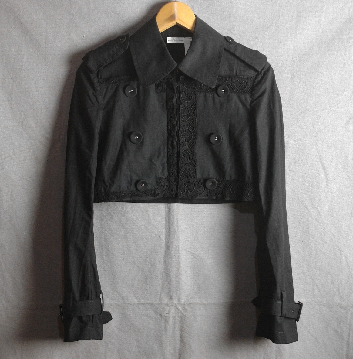 TAO／COMME des GARÇONS／ショートジャケット タオ コムデギャルソン◇tao COMME des GARCONS◇麻混ショート