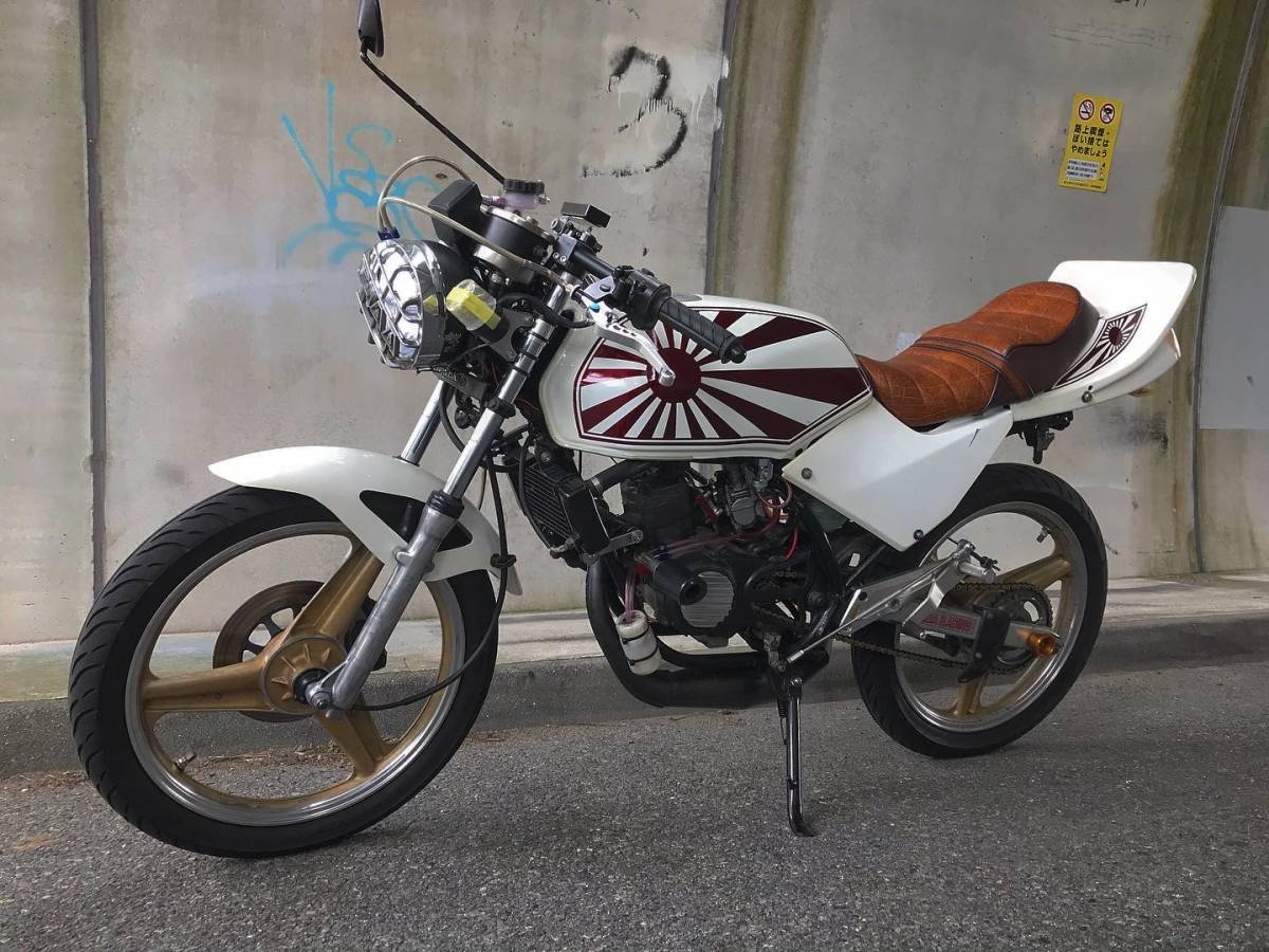 CBX400F仕様 NS50F MBX50F 旧車 NS50F 改造車 フルカスタム 旧車會 サーキット 仕様 ボアアップ CBX