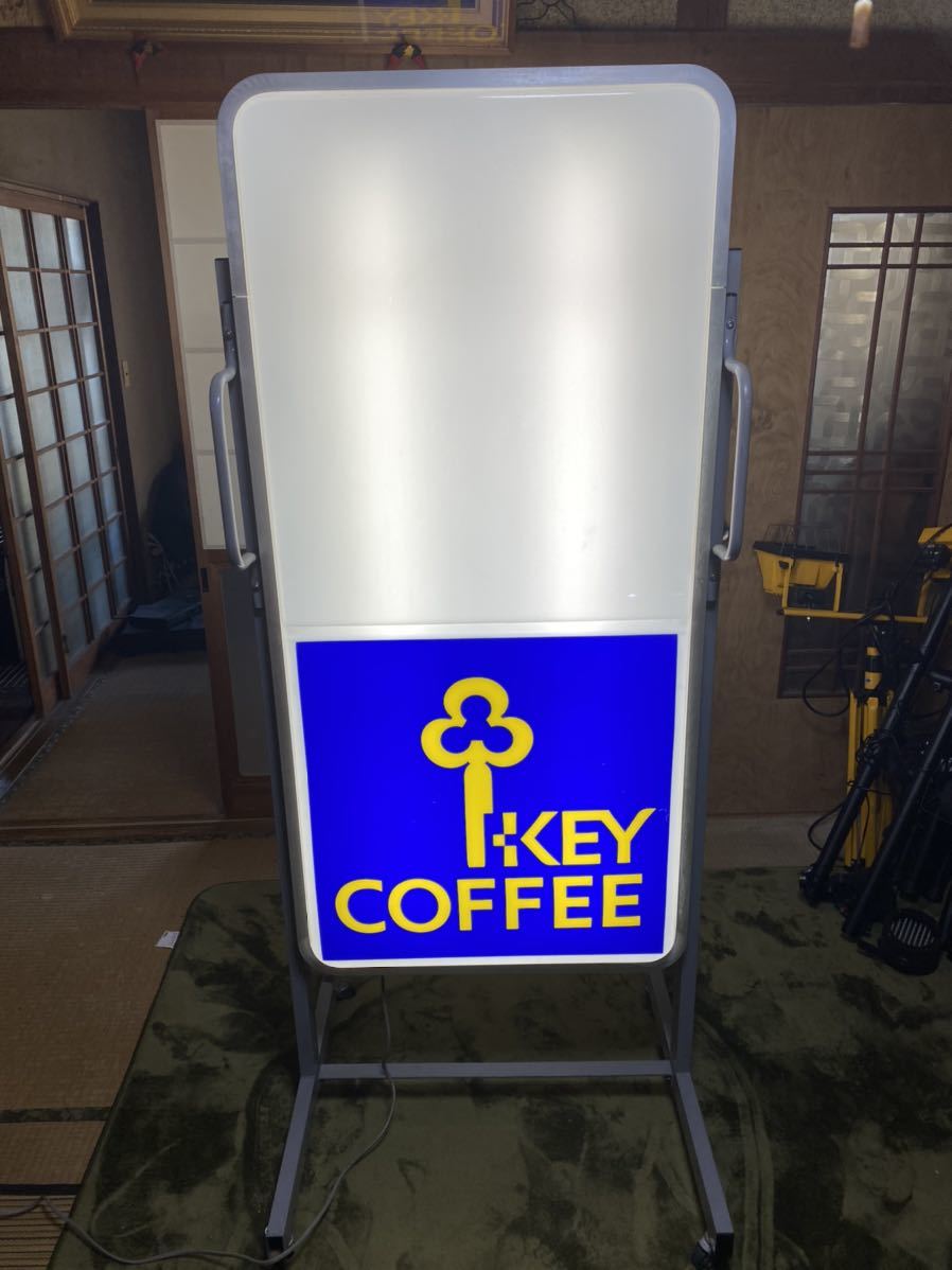 キーコーヒー KEY COFFEE 看板 S119）大型看板 喫茶店看板、店舗用看板