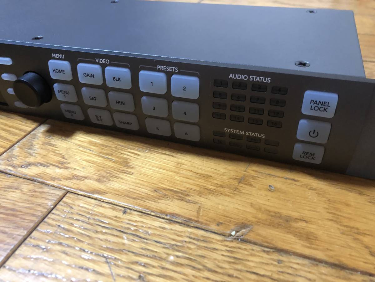 blackmagicdesign コンバーター オーディオ ビデオ 通電チェック済み_2