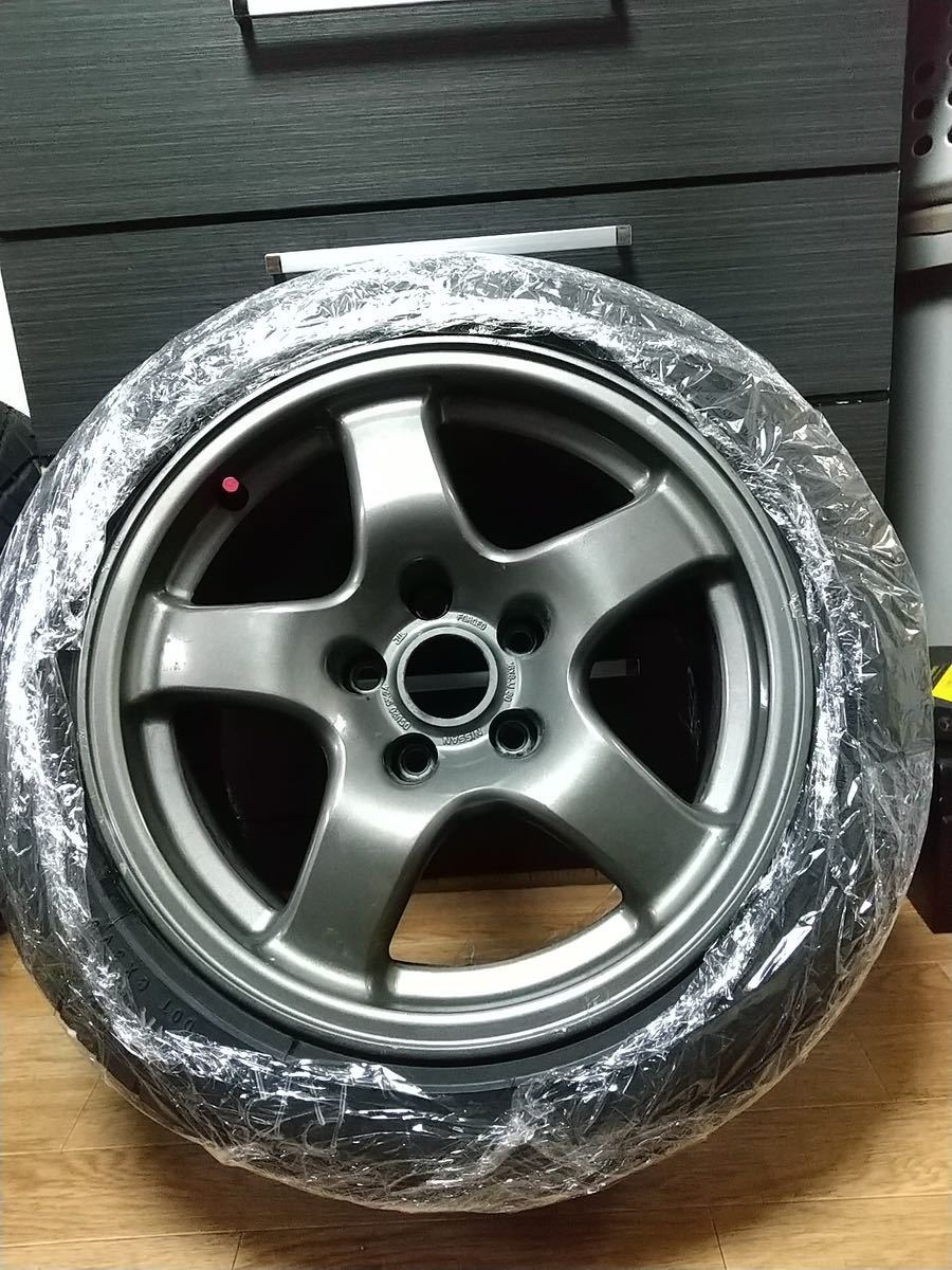 日産　SKYLINE GTR R32 純正 ホイール 16 8J + 30 4本 鍛造　1円スタート_3