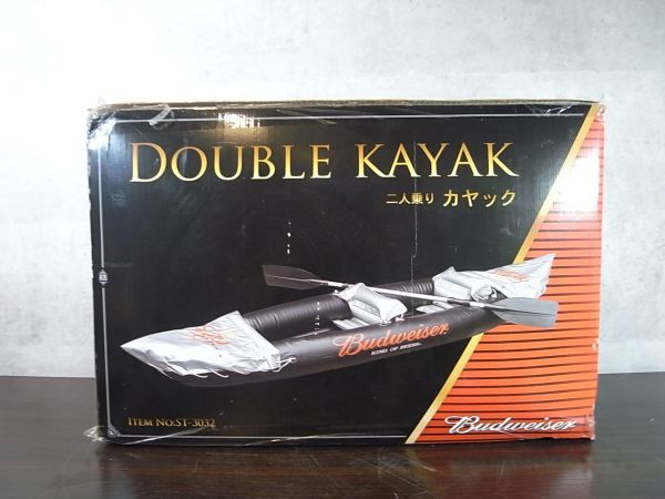 未使用 Budweiser バドワイザー カヤック ST-3023 ゴムボート 2  