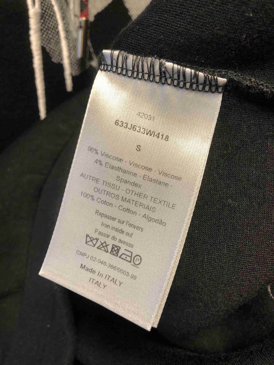 正規 16AW Dior Homme ディオールオム 薔薇 ローズ サインロゴ 刺繍  