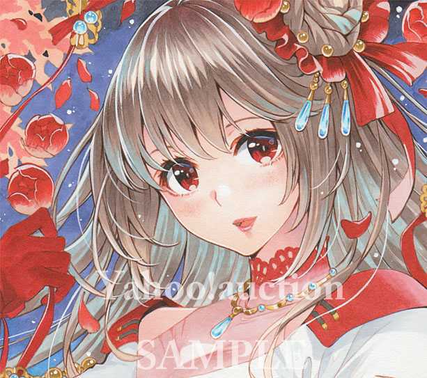 手描きイラスト〈オリジナルA〉A5サイズ(手描きイラスト)｜売買された