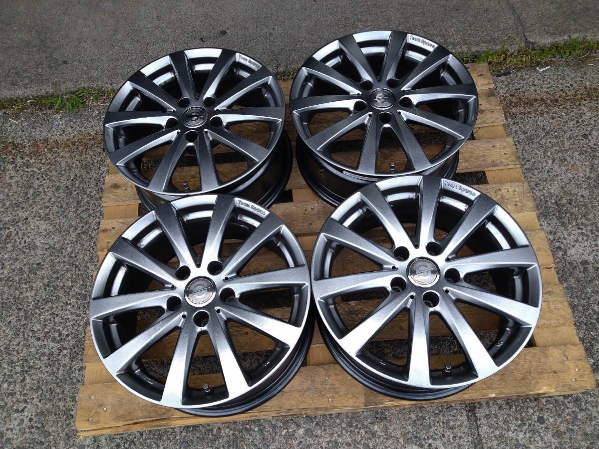 送料込み!!! BMW 3シリーズ E90 F30 等 TEAM SPARCO スパルコ 7.5-17+35 5H120 ホイール4本セット _1
