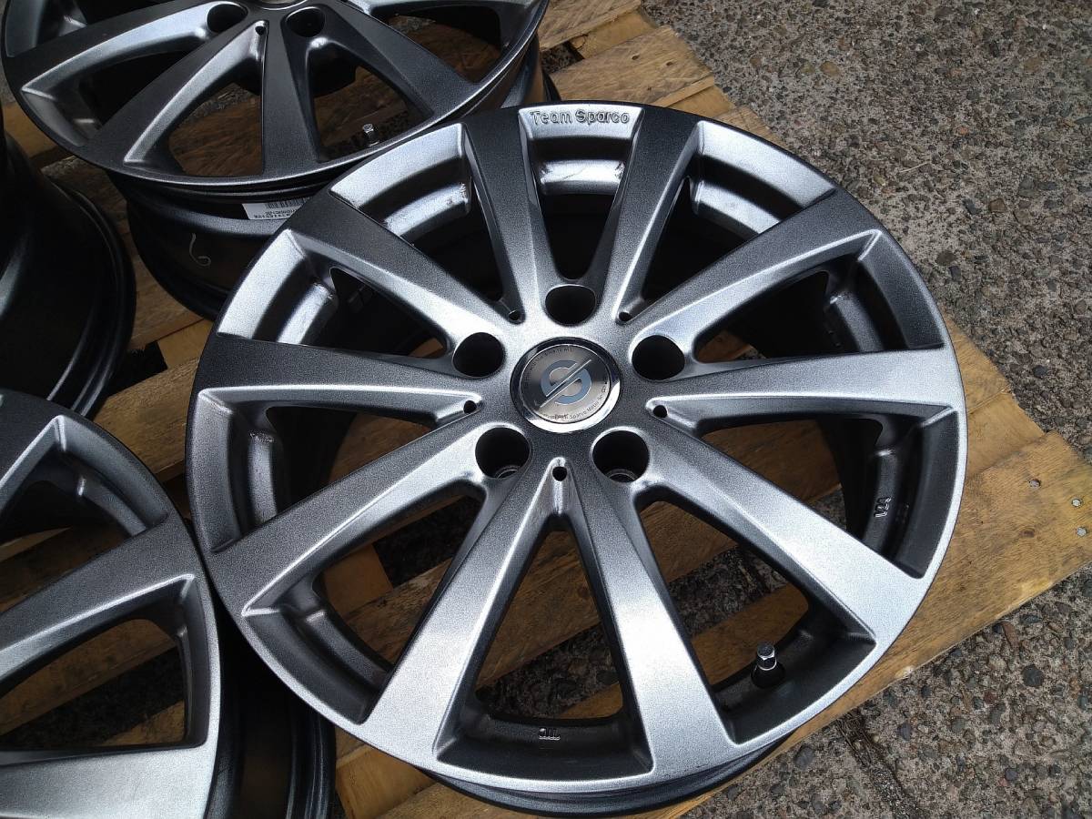 送料込み!!! BMW 3シリーズ E90 F30 等 TEAM SPARCO スパルコ 7.5-17+35 5H120 ホイール4本セット _3