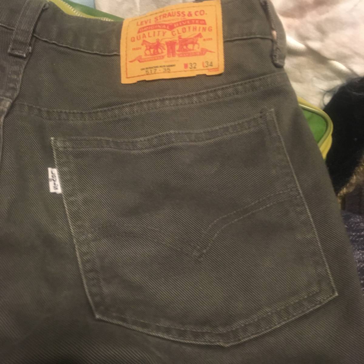 2105ビンテージ レプリカLEVI'Sリーバイス517ツイル フレア ジーンズW32ブーツカット パンツ リーバイス 0 517-0217 STA-PRESTスタプレ Levi\u0027sリーバイス JAPAN