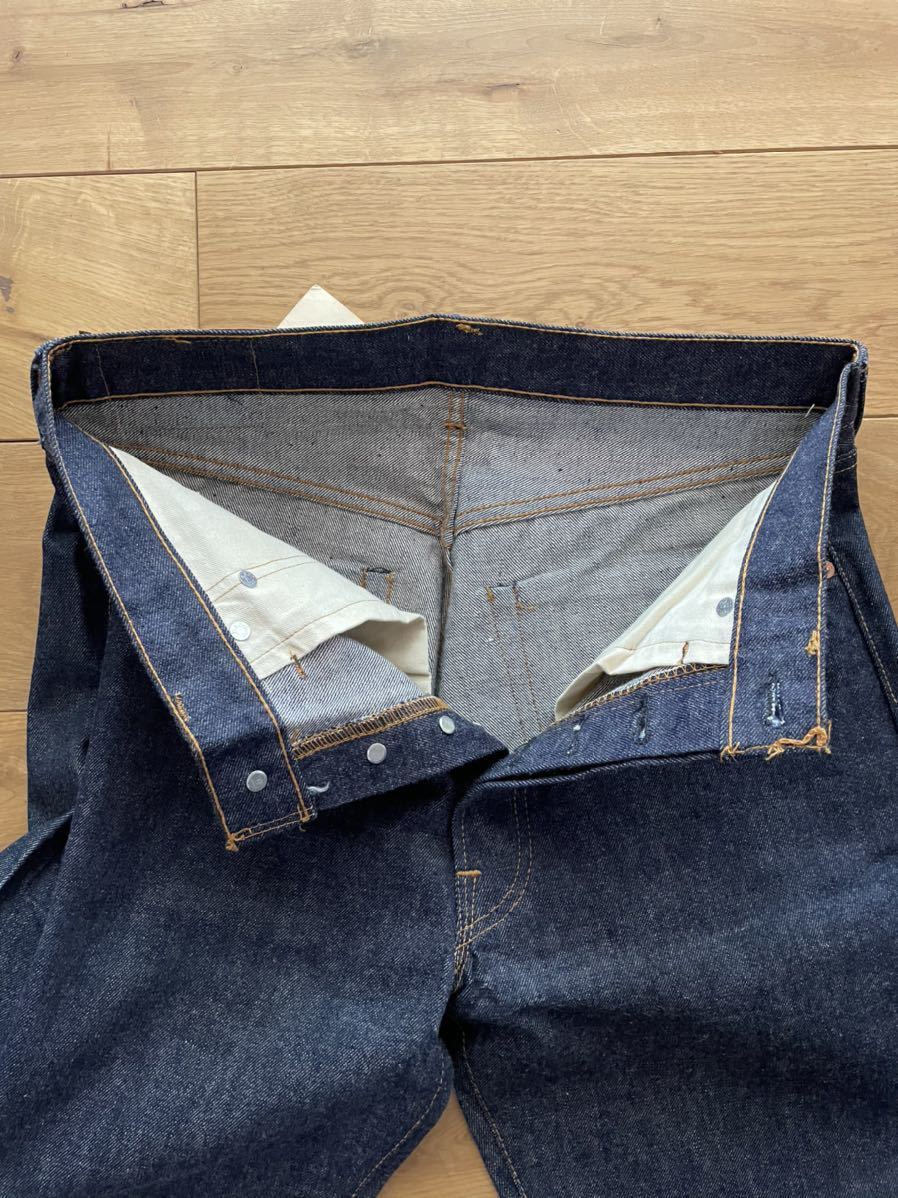希少 デッドストック LEVI'S 501 Big E 赤耳 デニム パンツ 移行期