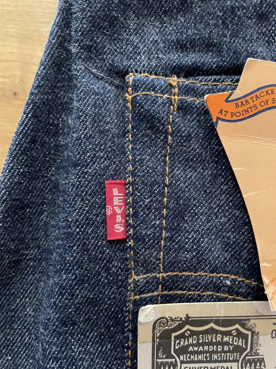 希少 デッドストック LEVI'S 501 Big E 赤耳 デニム パンツ 移行期