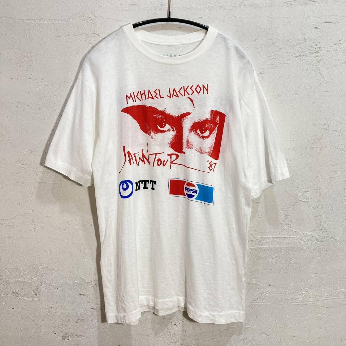 マイケルジャクソン '87ジャパンツアー スタッフ用Tシャツ 非売品 87 マイケルジャクソン Tシャツ ジャパンツアー スタッフTシャツ GUARD