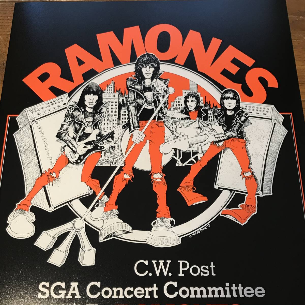 ラモーンズ Ramones 1979年 NY コンサートポスター Punk/パンク/ロック 