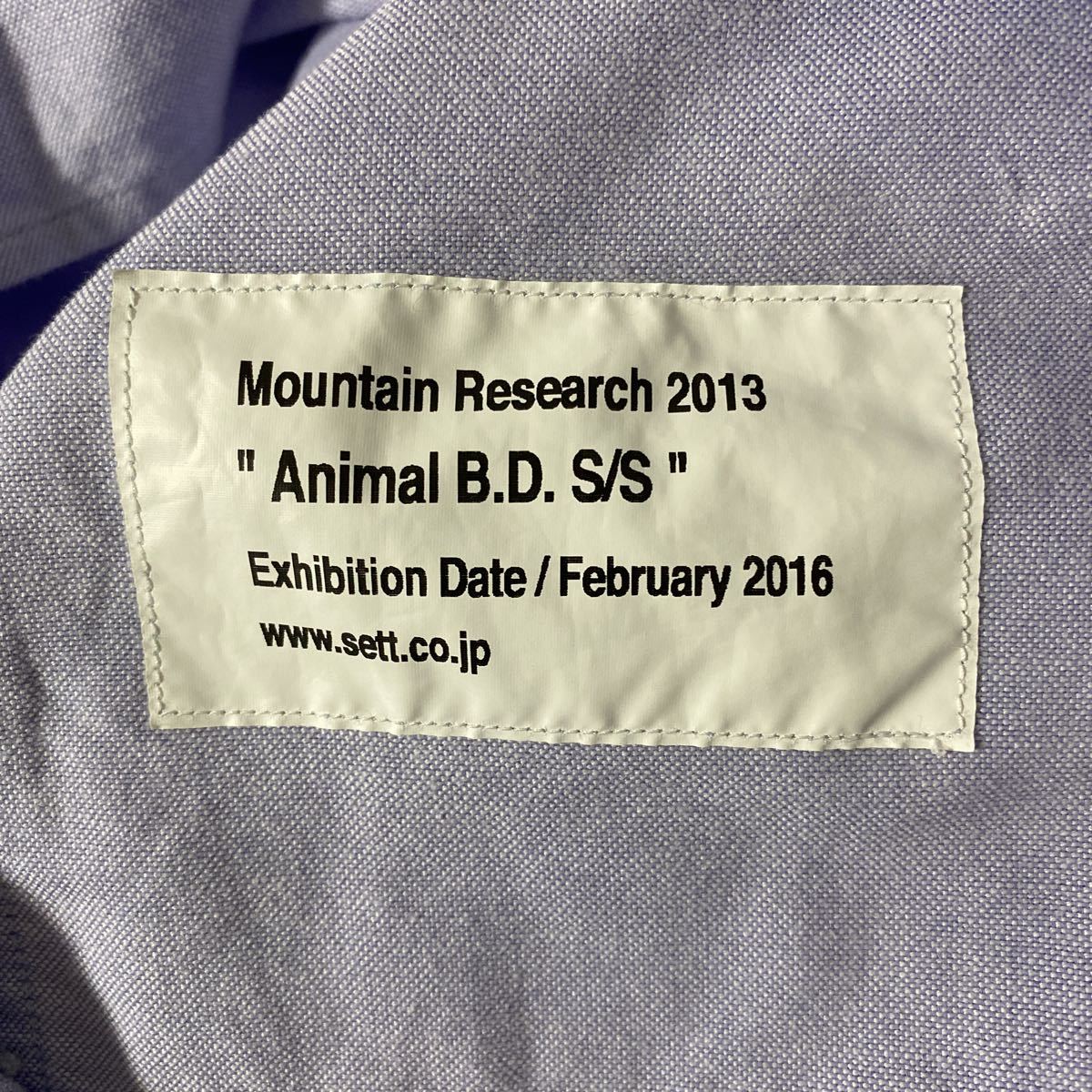 美品 2016 ss mountain research animal BD S/S XL マウンテンリサーチ