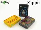 本物ジッポ・イエロー×ハートhideZippo等計3点セット・F10(Zippo 