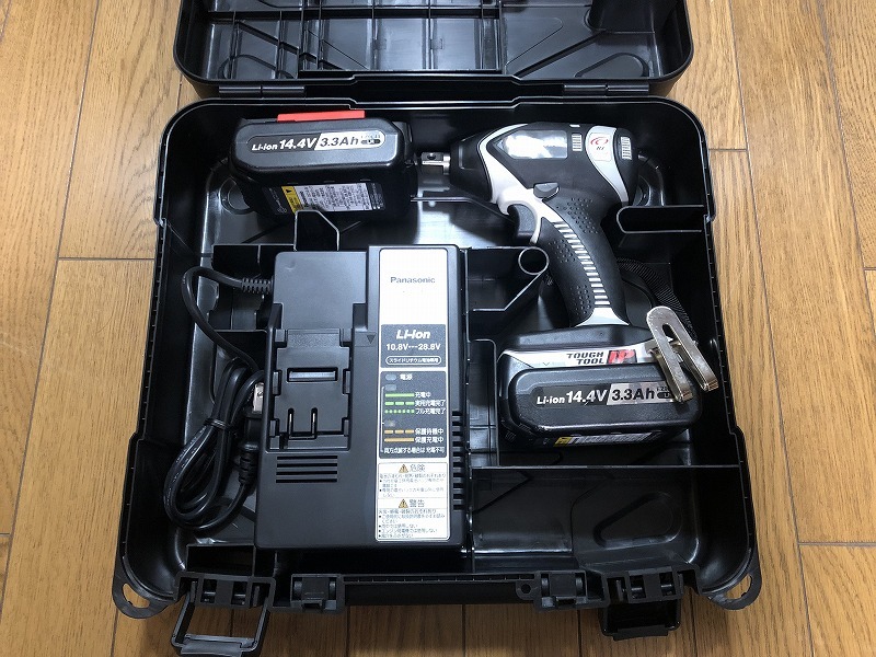 パナソニック 14.4 18V 充電インパクトレンチ EZ7547LR2S-H セット 中古品_2