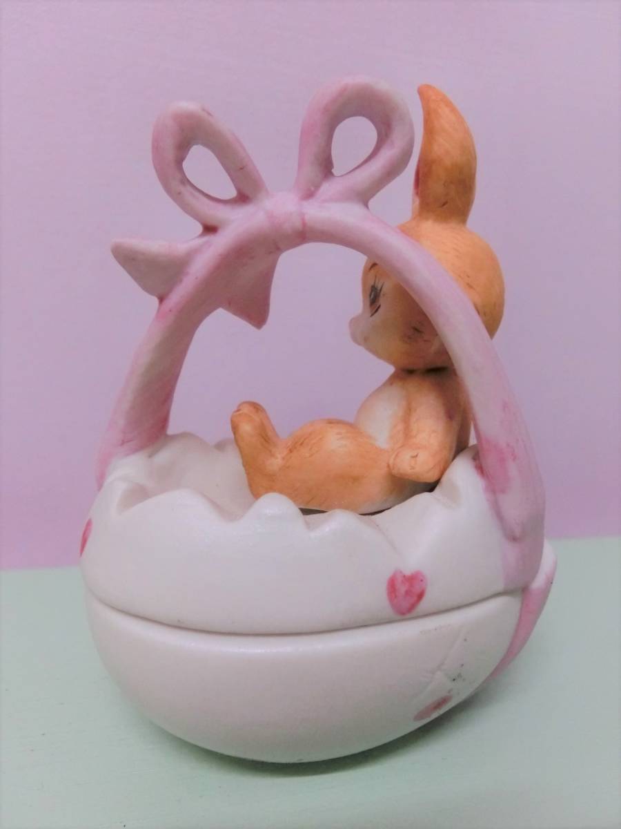 ビレロイ＆ボッホ イースターエッグ うさぎ 小鳥 小物入れ |3162| 置物
