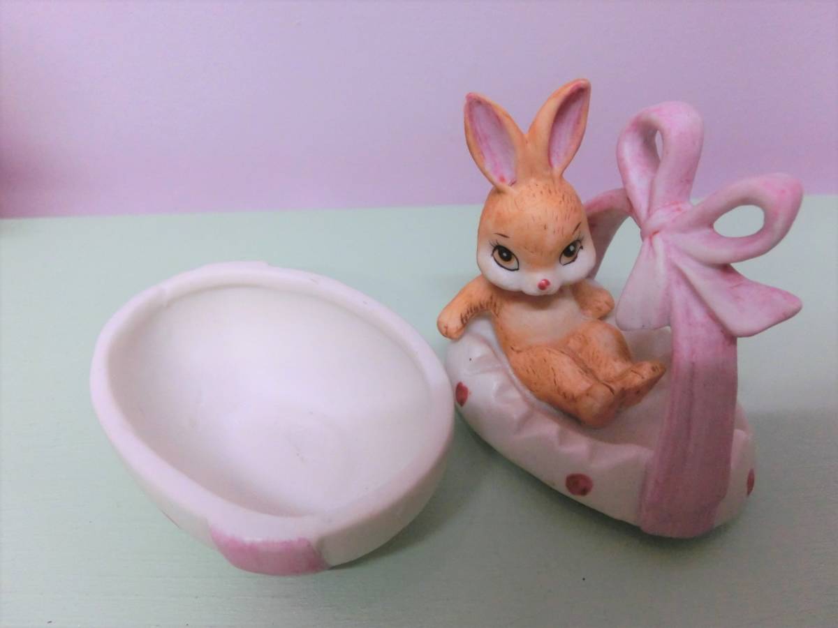 ビレロイ＆ボッホ イースターエッグ うさぎ 小鳥 小物入れ |3162| 置物