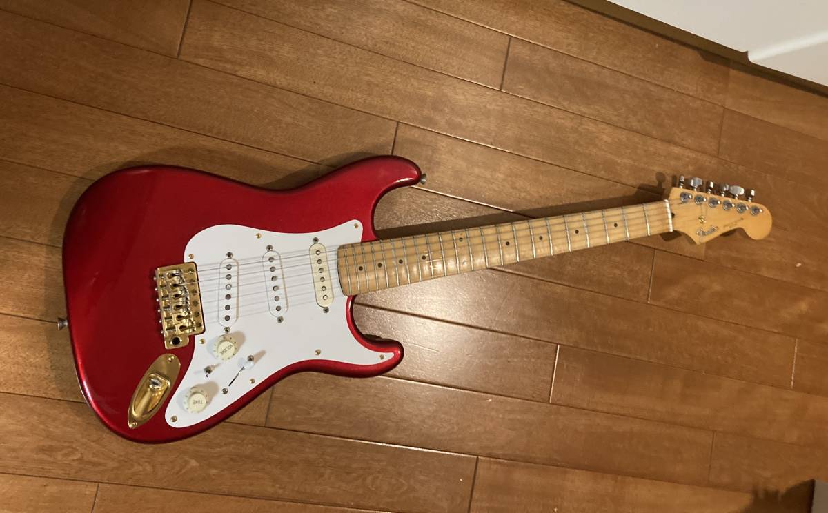 Fender Japan ショートスケール ストラト ボディ＋ＰＵ(USA３種）＋ポット&5way＋ネックプレート（ネック＋ペグはおまけ※ジャンク品_1
