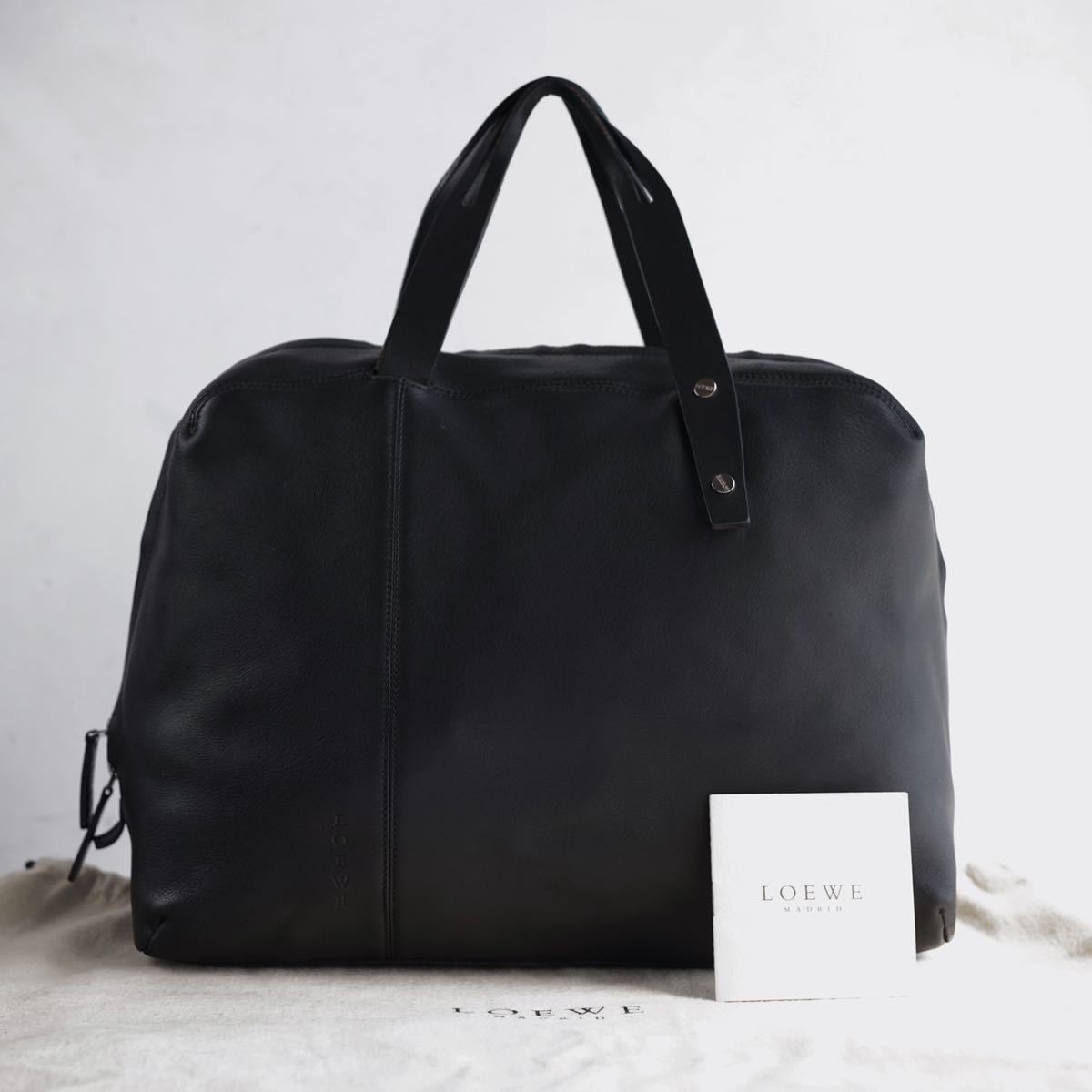極美品 ロエベ LOEWE A4収納 PC収納 ハンドバッグ バッグ ビジネス 