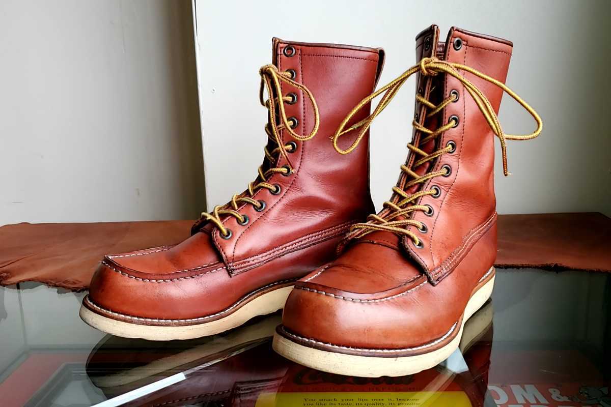 良品】レッドウィング 9850 ゴールドラセット カヌーモック アイ 