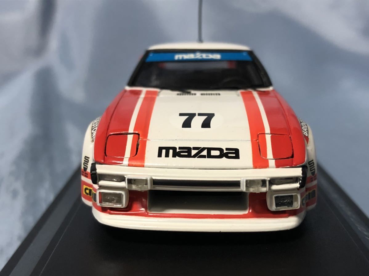 エブロ製　マツダ　RX-7 デイトナ24hレース 1979年 No77 1/43 0 RX-7 エブロ マツダサバンナ RX-7」、1&frasl;24模型 ミニカー散財とほほ日記