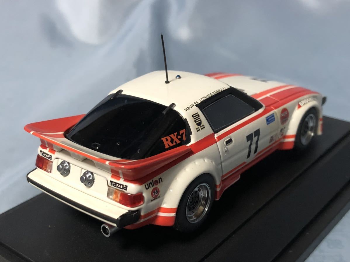 エブロ製　マツダ　RX-7 デイトナ24hレース 1979年 No77 1/43 0 RX-7 エブロ マツダサバンナ RX-7」、1&frasl;24模型 ミニカー散財とほほ日記