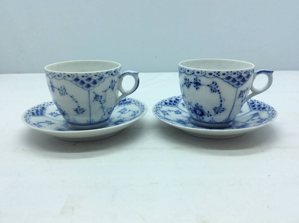 ロイヤルコペンハーゲン COPENHAGEN ペア ROYAL カップ＆ソーサー 