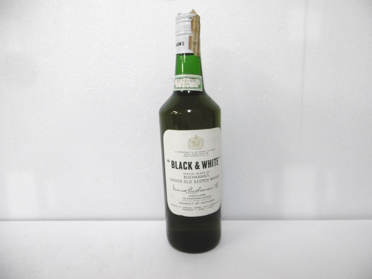 & 古酒 Buchanan's BLACK&WHITE ブラック＆ホワイト 未開栓