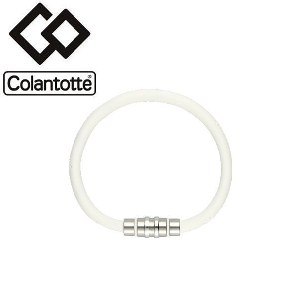 【格安，安い】 メール便 Colantotte コラントッテ ループ 磁気ブレスレット クレスト オフホワイト L(ネックレス、ブレスレット)｜売買されたオークション情報、yahooの商品情報をアーカイブ公開 - オークファ ネックレス、ブレスレット
