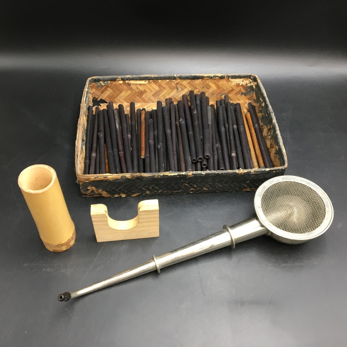 80m218＞ キセル パイプ まとめて シガー たばこ タバコ 煙管 喫煙具