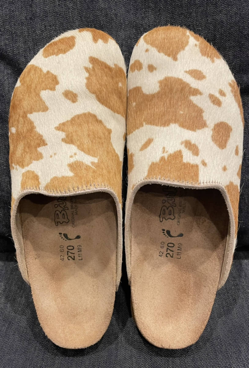 BIRKENSTOCK ビルケンシュトック ビルキー ハラコ ナロー幅 42 27cm 